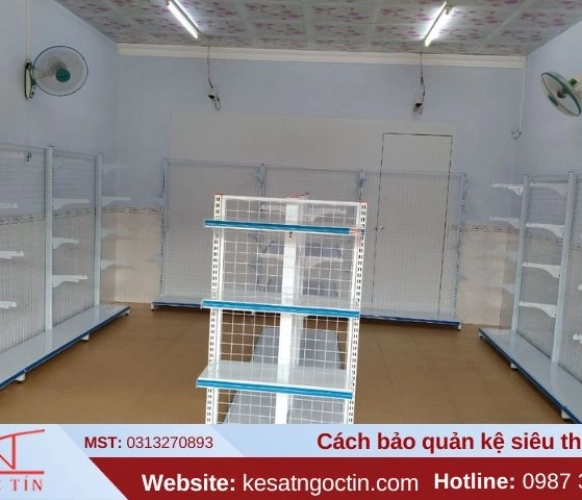 Tổng hợp cách bảo quản kệ siêu thị giúp tăng tuổi thọ lâu dài bền chắc