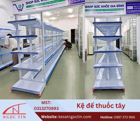 Kinh nghiệm chọn kệ để thuốc tây GIÁ RẺ chuyên nghiệp