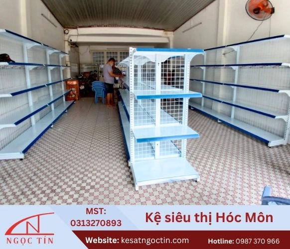 Kệ siêu thị tại Hóc Môn đáp ứng mọi nhu cầu của cửa hàng