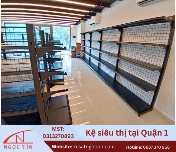 Kệ siêu thị giá rẻ chất lượng tại Quận 1