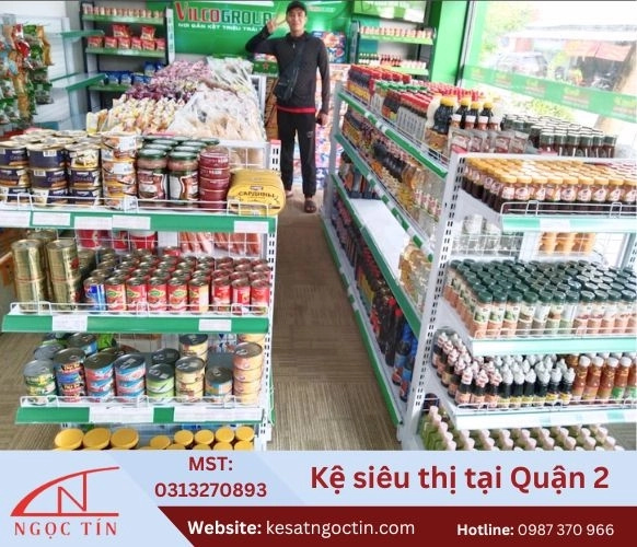Kệ siêu thị tại quận 2 BỀN chất lượng tiết kiệm chi phí