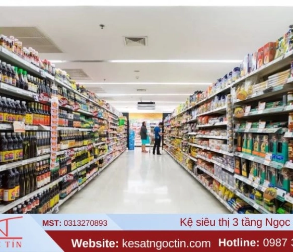 Kệ siêu thị Quận 8 tăng hiệu quả trưng bày sản phẩm