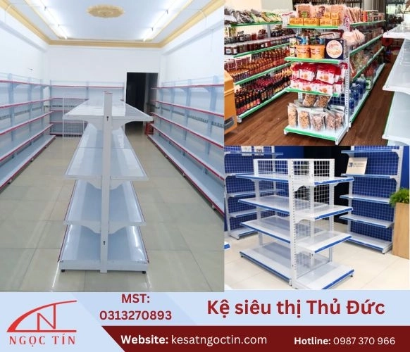 Kệ siêu thị tại Thủ Đức đôi đơn GIÁ TỐT đa dạng mẫu mã