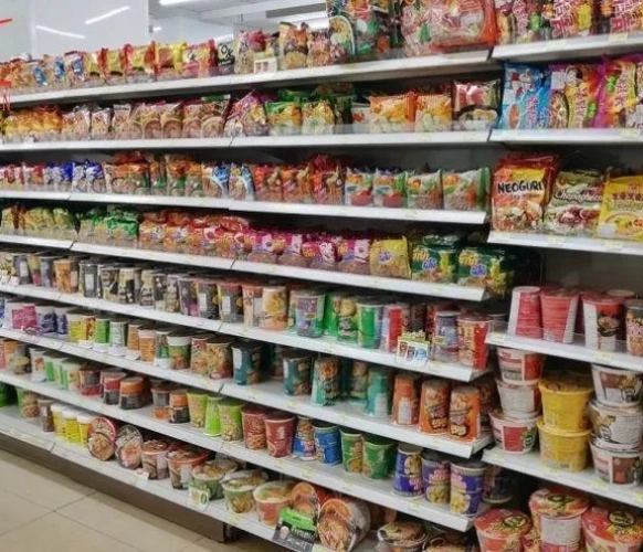 Kệ trưng bày mì tôm BỀN ĐẸP và GIÁ RẺ nhất tại thị trường 