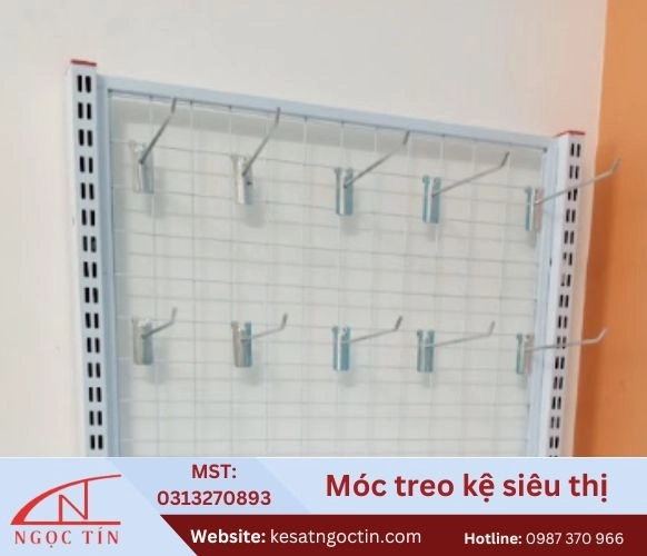 Móc treo kệ siêu thị phổ biến cho phụ kiện