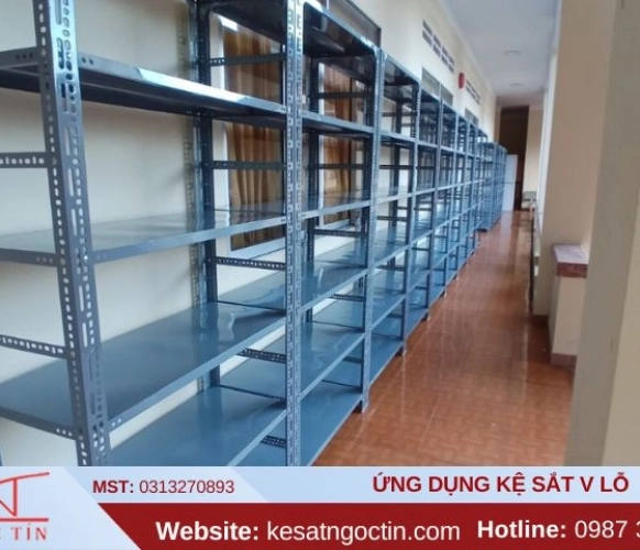 Top 5 ứng dụng kệ sắt v lỗ rất HỮU ÍCH trong sản xuất đời sống