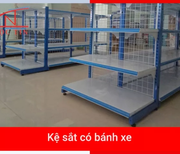 Kệ sắt bánh xe đa năng nhiều tầng tối ưu không gian và giá