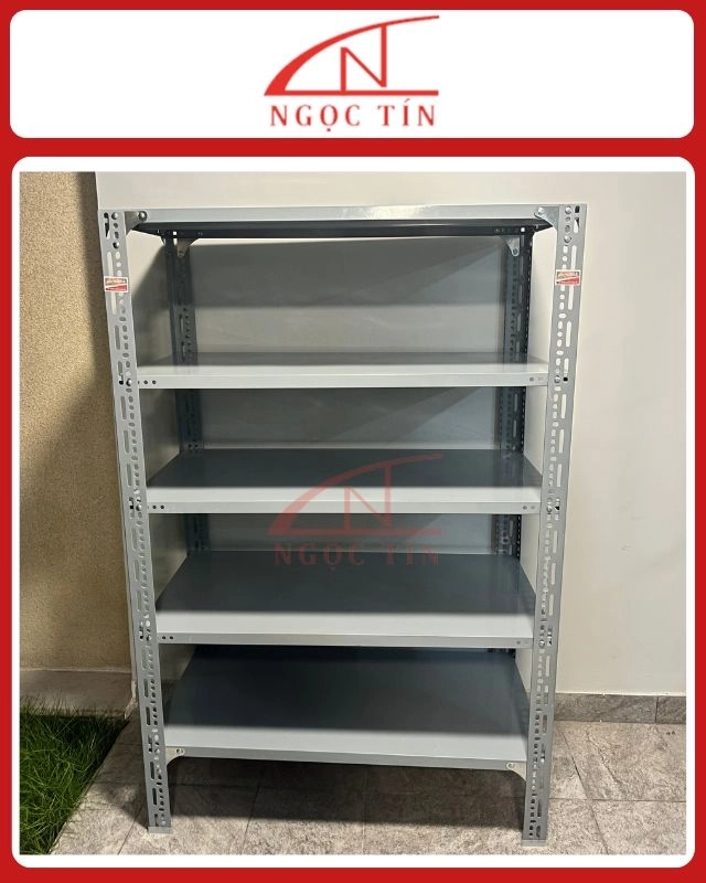 Kệ V Lỗ 5 Tầng NTLV07 Dài 1m x Rộng 0.3m x Cao 2m