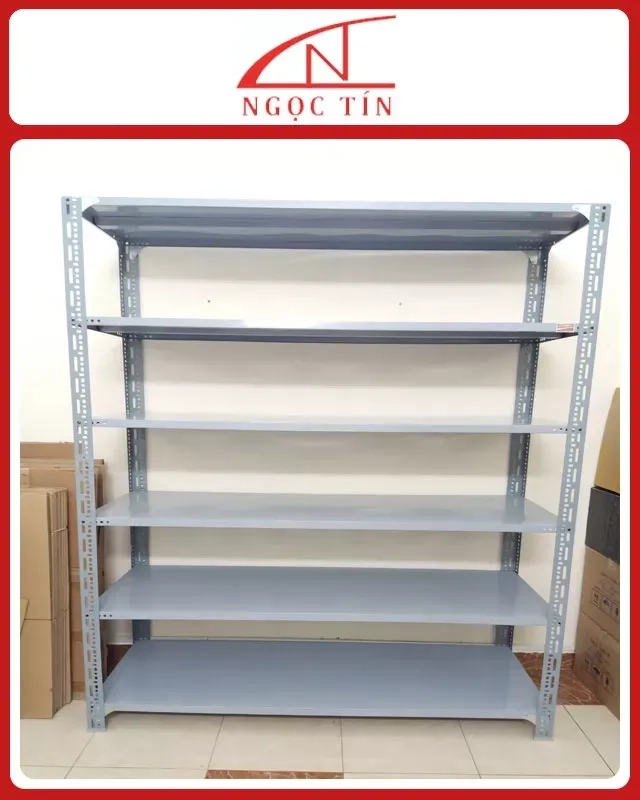 Kệ V Lỗ 6 Tầng NTKSVL92 Dài 1.2m x Rộng 0.4m x Cao 2.4m
