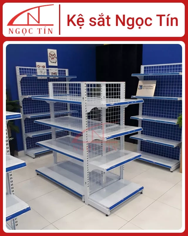 Kệ Đôi Lưng Lưới 4 Tầng NTKST41