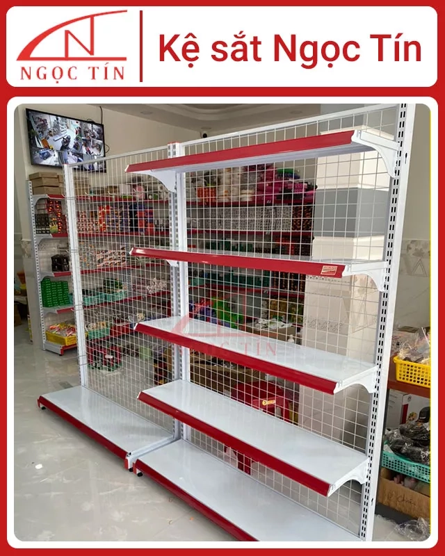 Kệ Đơn Lưng Lưới 5 Tầng NTKST26