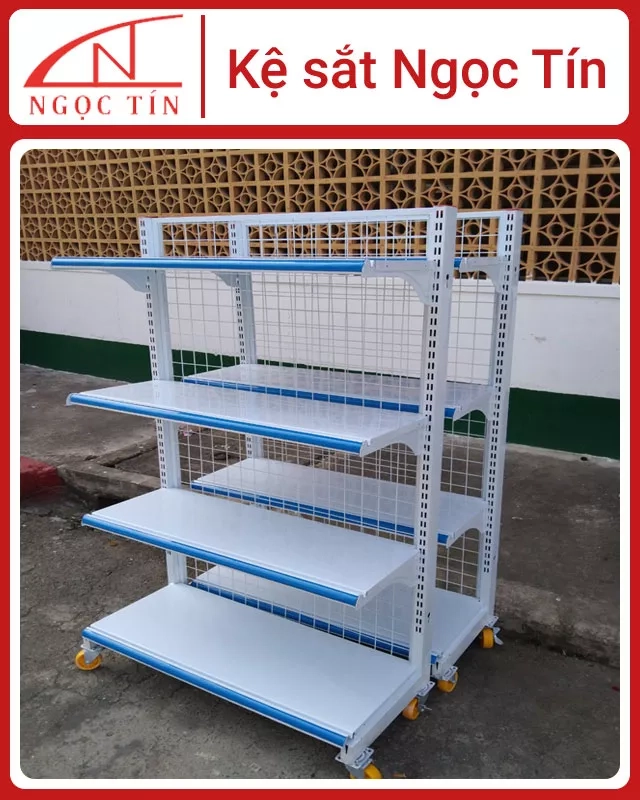 Kệ Đơn Lưng Lưới 4 Tầng NTKST31