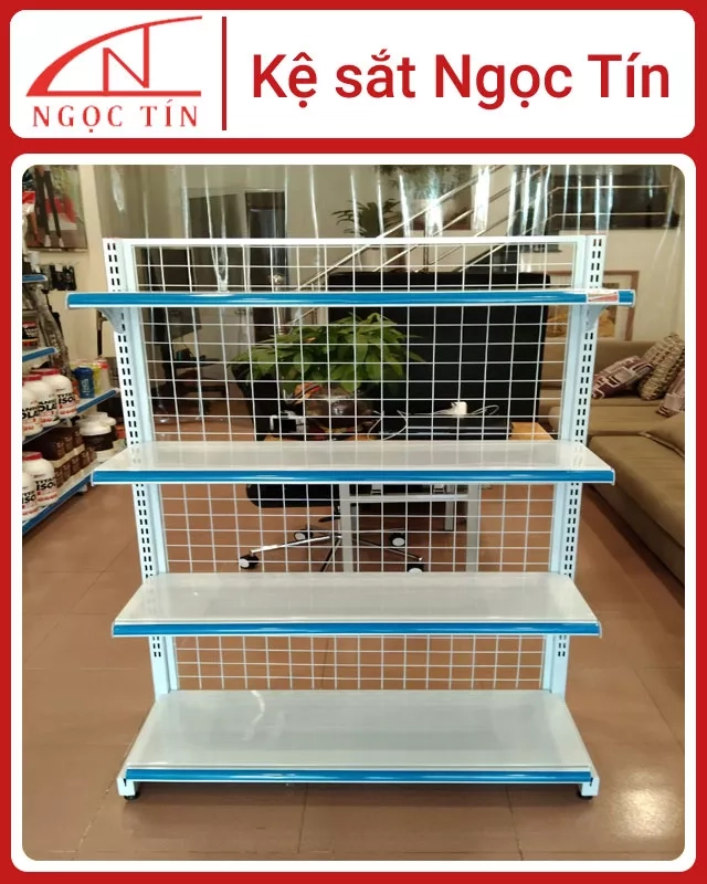Kệ Đơn Lưng Lưới 4 Tầng NTKST32