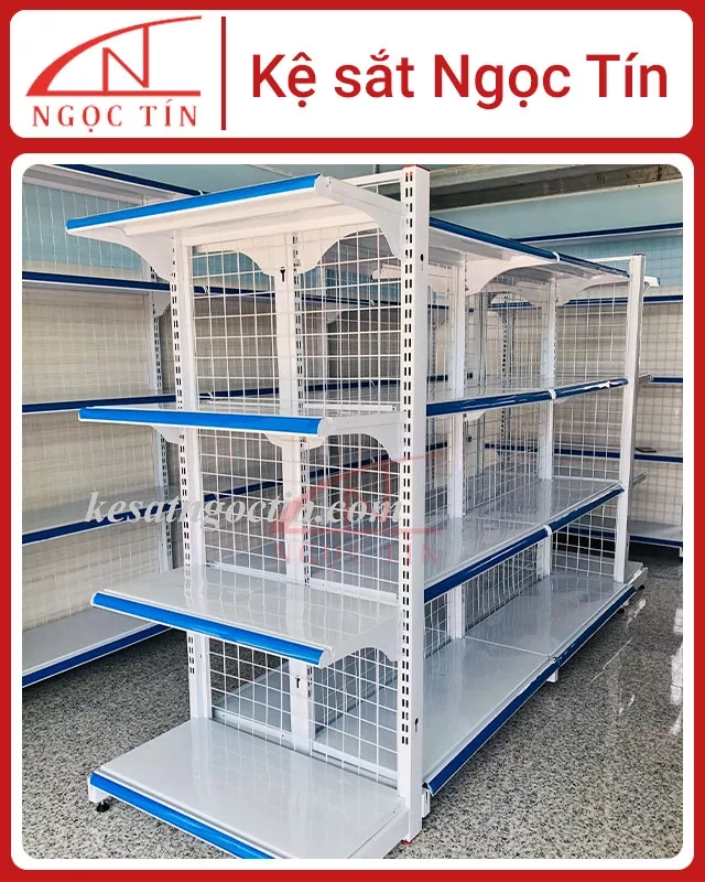 Kệ Siêu Thị Đầu 4 Tầng NTKST24