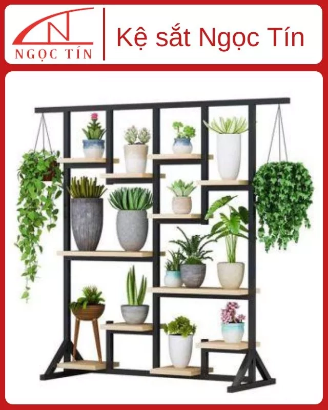 KỆ TRƯNG BÀY HOA NT004