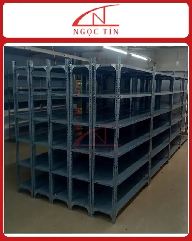 Kệ V Lỗ 6 Tầng NTKSVL81 Dài 1m x Rộng 0.3m x Cao 2.4m