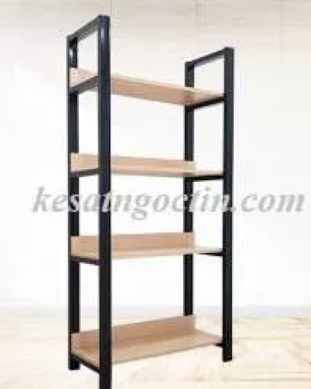 Kệ Gỗ Khung Sắt 14