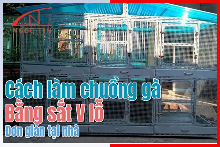 Cách làm chuồng gà bằng sắt v lỗ nhanh và đơn giản TẠI NHÀ