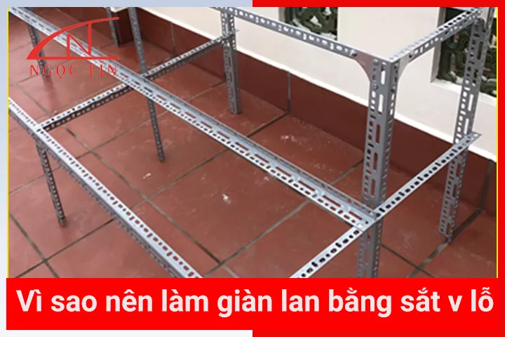 Cách làm giàn lan bằng sắt V lỗ đơn giản tại nhà