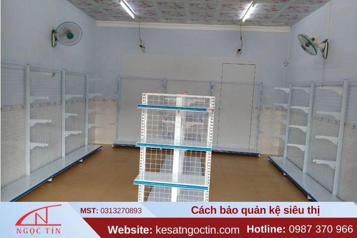 Tổng hợp cách bảo quản kệ siêu thị giúp tăng tuổi thọ lâu dài bền chắc