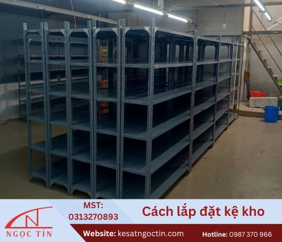 Cách lắp đặt kệ kho đơn giản chi tiết hiệu quả tại nhà