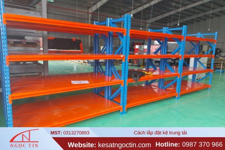 Hướng dẫn cách lắp đặt kệ trung tải