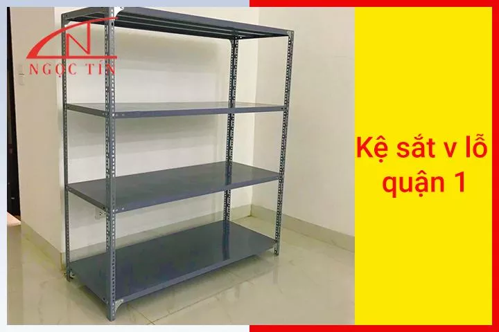 Kệ sắt V lỗ giá rẻ quận 1 phân phối và giao nhanh tại TPHCM
