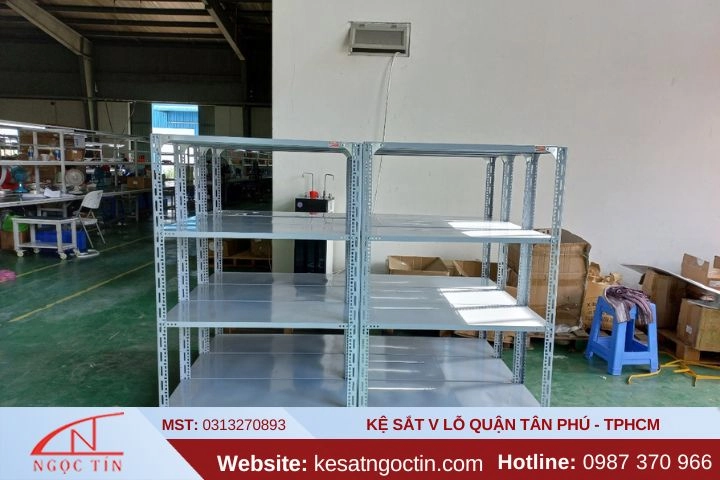 Bảng báo giá kệ sắt v lỗ quận Tân Phú chi tiết nhất