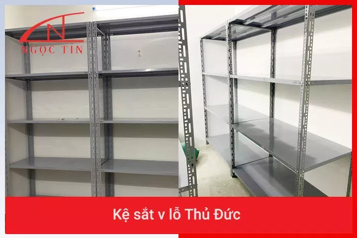 Kệ sắt v lỗ Thủ Đức GIÁ RẺ lắp đặt tận nơi tại TPHCM