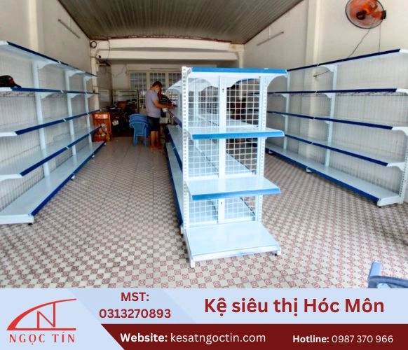 Kệ siêu thị tại Hóc Môn đáp ứng mọi nhu cầu của cửa hàng