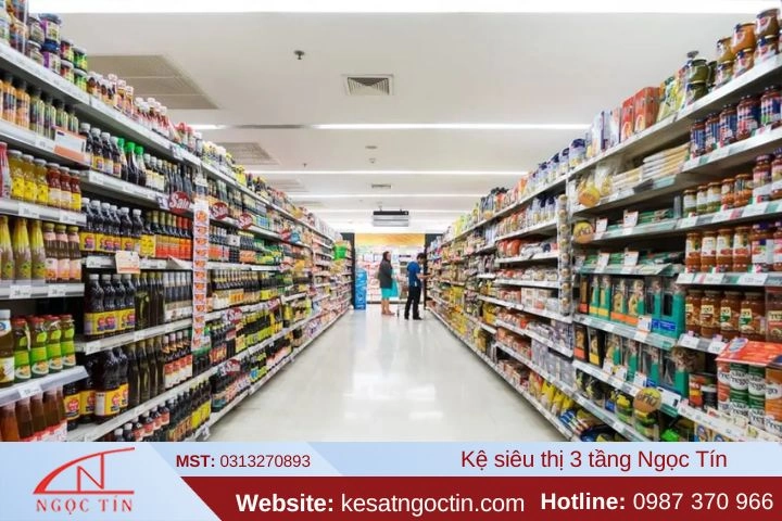 Kệ siêu thị Quận 8 tăng hiệu quả trưng bày sản phẩm