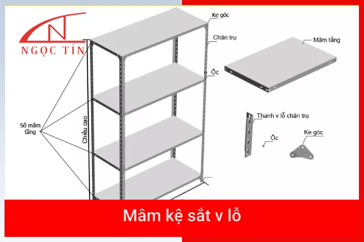 Mâm sắt v lỗ BỀN ĐẸP mang tính thẩm mỹ cao