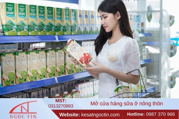 Kinh nghiệm và mô hình mở cửa hàng sữa ở nông thôn hiệu quả