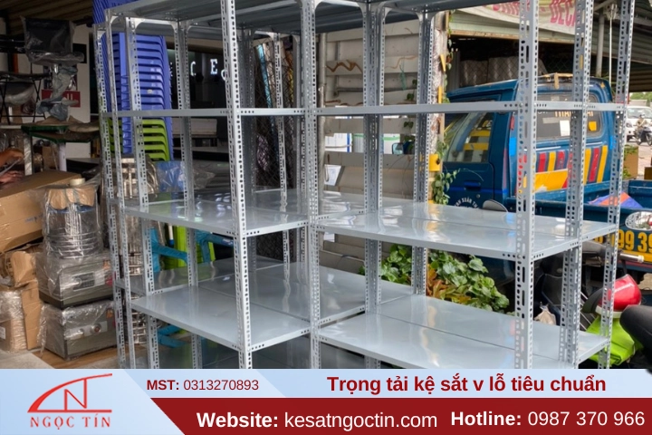Kệ sắt v lỗ chịu tải bao nhiêu cách chọn trọng tải PHÙ HỢP