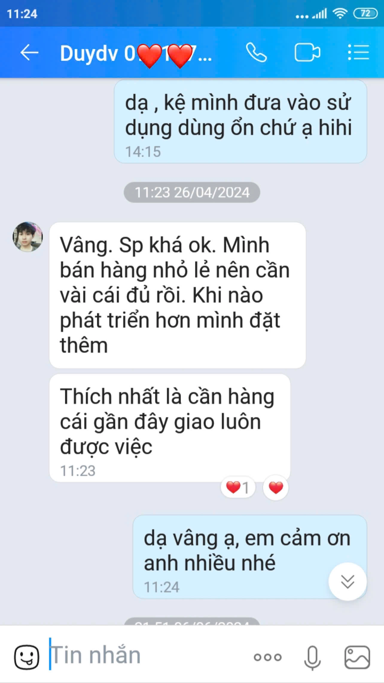 Khách hàng 1